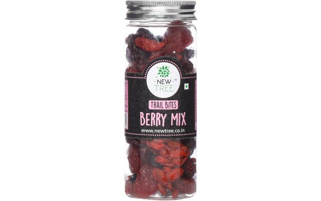 New Tree Trail Bites Berry Mix    Glass Jar  170 grams